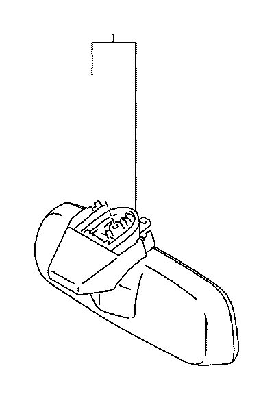 View 8781053181 Interior Rear View Mirror Full-Sized Product Image