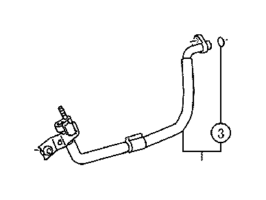 View 8871630061 A/C Pipe Full-Sized Product Image