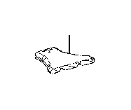 View 872170E010 Instrument Panel Air Duct (Rear) Full-Sized Product Image