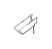 View 878180W070 Interior Rear View Mirror Cover (Right, Rear) Full-Sized Product Image