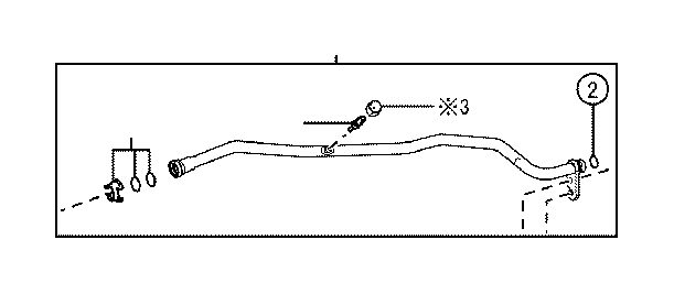 View 887070E041 A/C Pipe Full-Sized Product Image