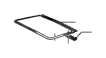 View 6320132040 GLASS SUB-ASSEMBLY,  SLIDING ROOF Full-Sized Product Image