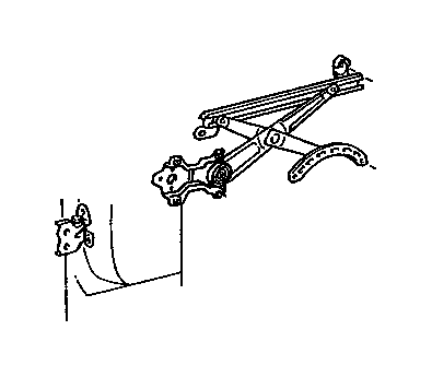 View 6980332040 Window Regulator (Right, Rear) Full-Sized Product Image