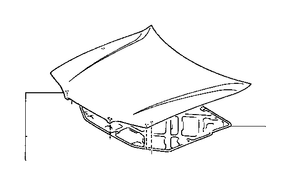 View 5334133010 INSULATOR,  HOOD Full-Sized Product Image
