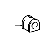 View 4881533010 BUSH,  FRONT STABILIZER BAR,  NO. 1 Full-Sized Product Image