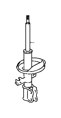 View 4854033040 ABSORBER ASSEMBLY,  SHOCK,  REAR LEFT Full-Sized Product Image