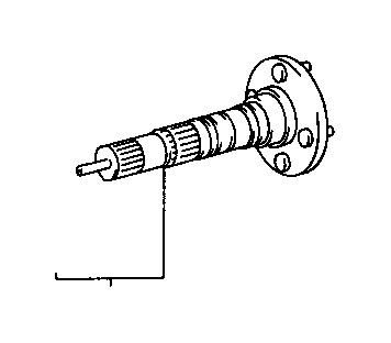 View 3620260010 SHAFT SUB-ASSEMBLY,  TRANSFER OUTPUT,  REAR Full-Sized Product Image