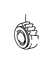View 3622460020 GEAR,  TRANSFER IDLER LOWER Full-Sized Product Image