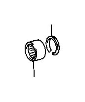 View 9036433010 BEARING,  NEEDLE ROLLER (FOR TRANSFER OUTPUT SHAFT FRONT) Full-Sized Product Image