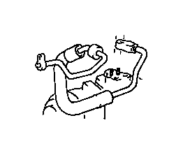 View 8871150010 HOSE,  COOLER REFRIGERANT DISCHARGE,  NO. 1 Full-Sized Product Image