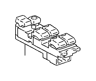 View 8482033010 Door Window Switch Full-Sized Product Image