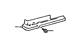 View 718733203104 SHIELD,  FRONT SEAT CUSHION,  LOWER RIGHT Full-Sized Product Image