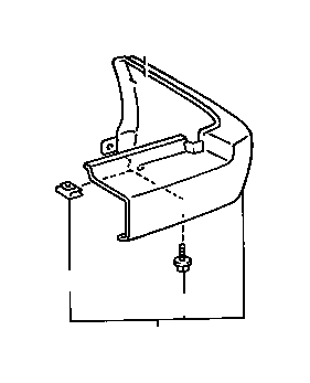 View 5210660900 EXTENSION,  REAR BUMPER,  RIGHT Full-Sized Product Image