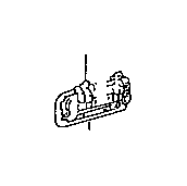 View 6921060020G0 Exterior Door Handle (Right, Front) Full-Sized Product Image