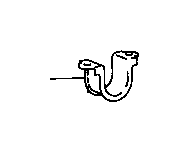 View 4851550011 BRACKET,  FRONT SHOCK ABSORBER,  LOWER LEFT Full-Sized Product Image