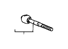 View 4550339095 Steering Tie Rod End Full-Sized Product Image