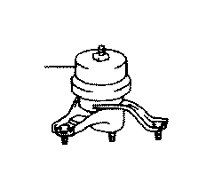 View INSULATOR,  ENGINE MOUNTING,  RIGHT(FOR TRANSVERSE ENGINE) Full-Sized Product Image