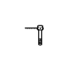View BOLT(FOR CYLINDER HEAD COVER) Full-Sized Product Image 1 of 10