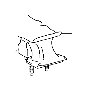 View INSULATOR,  ENGINE MOUNTING,  REAR NO. 1 Full-Sized Product Image