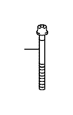 View Engine Cylinder Head Bolt Full-Sized Product Image