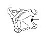 View Engine Mount Bracket (Right, Front) Full-Sized Product Image