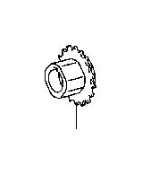 View Engine Timing Crankshaft Sprocket Full-Sized Product Image