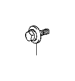 View BOLT(FOR CRANKSHAFT PULLEY SET) Full-Sized Product Image 1 of 10