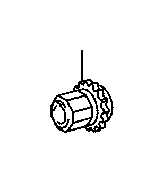 View Engine Timing Crankshaft Sprocket (Left) Full-Sized Product Image
