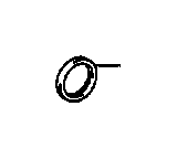 View GASKET,  WATER INLET HOUSING,  NO. 1 Full-Sized Product Image