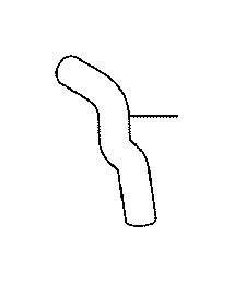 View Engine Coolant Hose Full-Sized Product Image