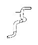 View Engine Coolant Hose Full-Sized Product Image