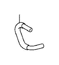 View Engine Coolant Hose Full-Sized Product Image
