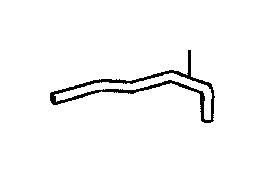 View HOSE,  WATER BY-PASS,  NO. 3 Full-Sized Product Image 1 of 2