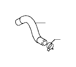 View Engine Coolant Hose Full-Sized Product Image