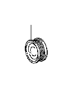 View Accessory Drive Belt Idler Pulley Full-Sized Product Image