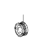 View Accessory Drive Belt Idler Pulley Full-Sized Product Image