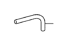 View Engine Coolant Hose Full-Sized Product Image