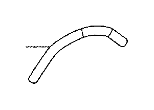 View Engine Coolant Hose Full-Sized Product Image