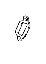 View GASKET,  WATER OUTLET Full-Sized Product Image