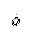 View GASKET,  WATER INLET HOUSING,  NO. 1 Full-Sized Product Image