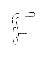 View HOSE,  WATER BY-PASS,  NO. 2 Full-Sized Product Image