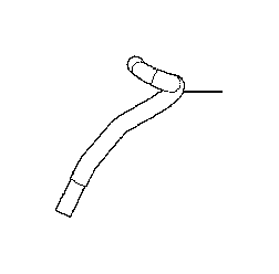 View HOSE,  WATER BY-PASS,  NO. 3 Full-Sized Product Image
