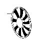 View Engine Cooling Fan Blade (Right) Full-Sized Product Image