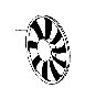 View Engine Cooling Fan Blade (Right) Full-Sized Product Image