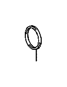 View GASKET,  WATER INLET HOUSING,  NO. 2 Full-Sized Product Image