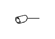 View Exhaust Tail Pipe Tip Full-Sized Product Image 1 of 3