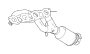 View Catalytic Converter with Integrated Exhaust Manifold (Right) Full-Sized Product Image