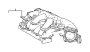 View GASKET,  AIR SURGE TANK TO INTAKE MANIFOLD Full-Sized Product Image