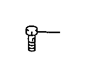 View Turbocharger Oil Line Bolt (Left, Right) Full-Sized Product Image