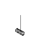 View SPRING,  COMPRESSION (FOR SHIFT LEVER KNOB BUTTON) Full-Sized Product Image